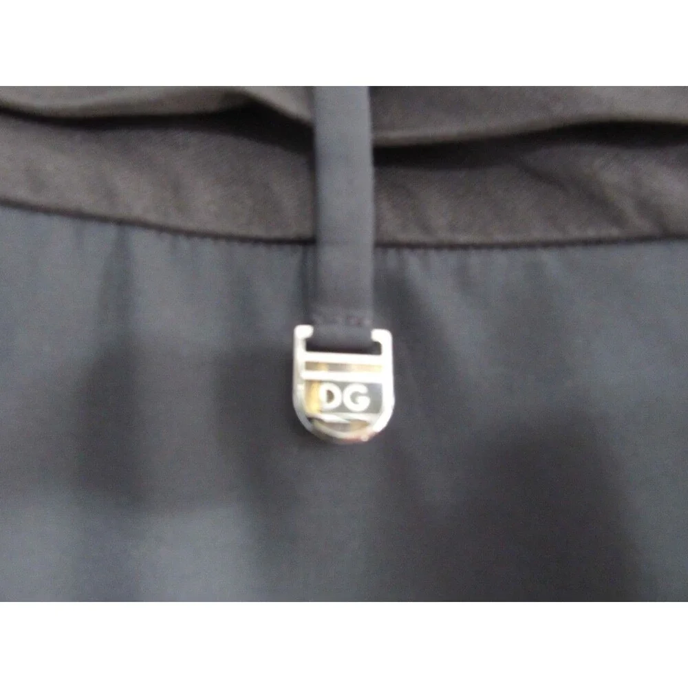 Dolce & Gabbana Black Straight Leg Silk Blend Made in Italy Pants Size 40 EUC